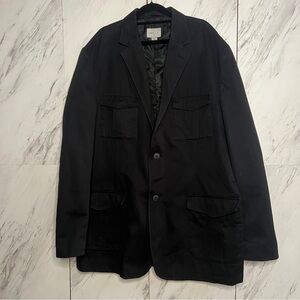 Lineal Juomo Black Classic Button Blazer SZ 2XLT
